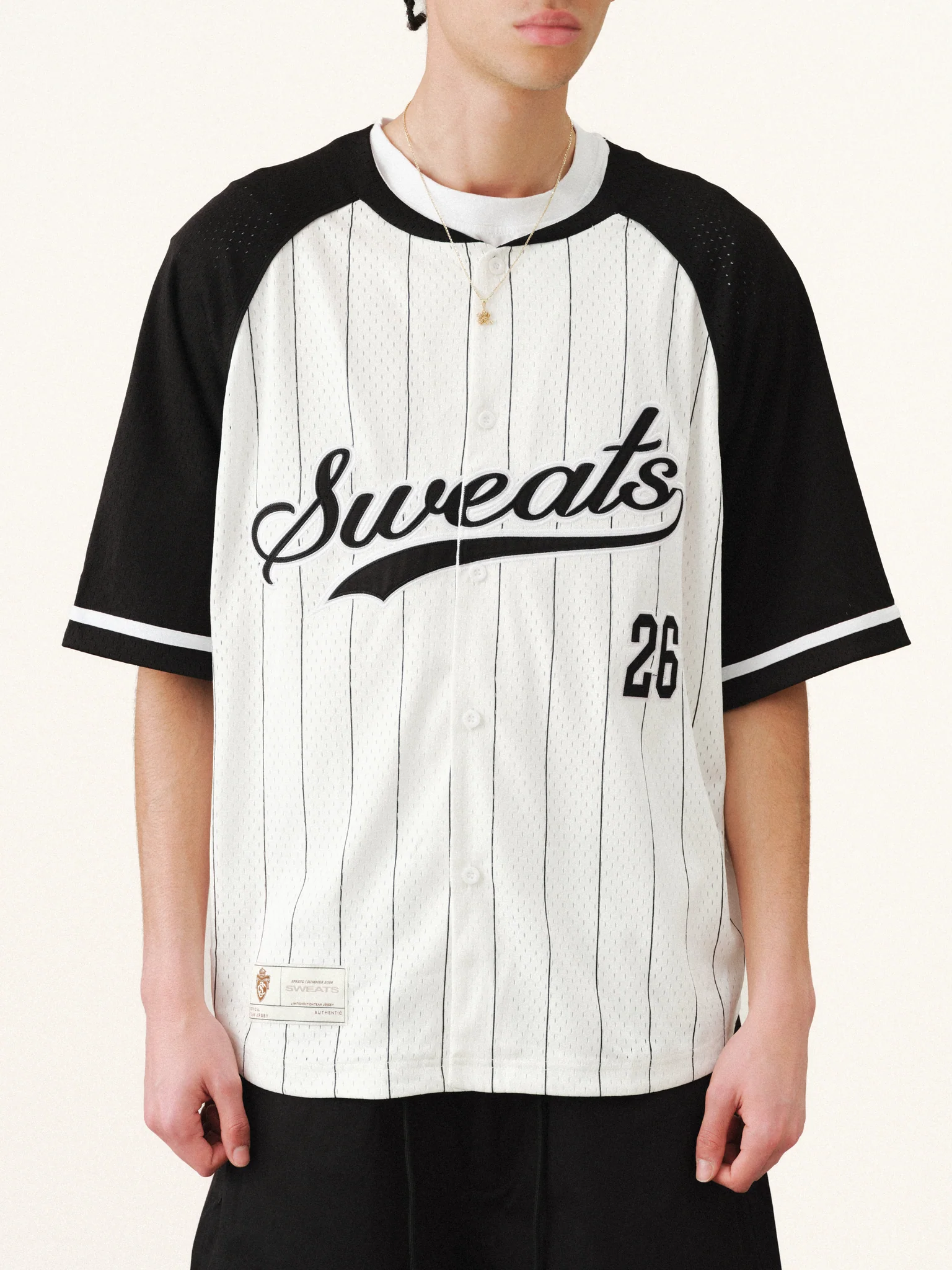 BASEBALL JERSEY - PINSTRIPE - Image 4