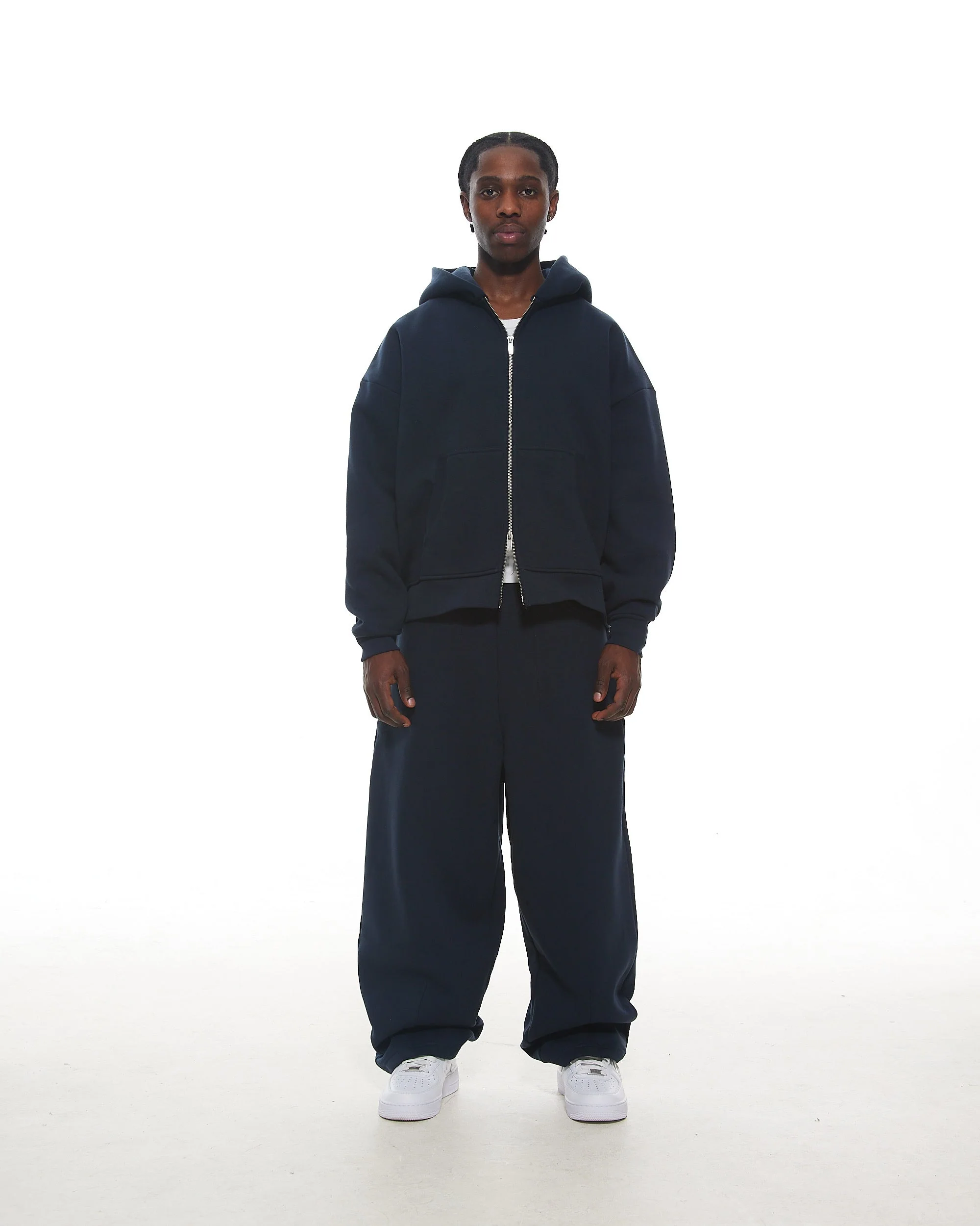 COZY ZIP UP - NAVY - Image 2