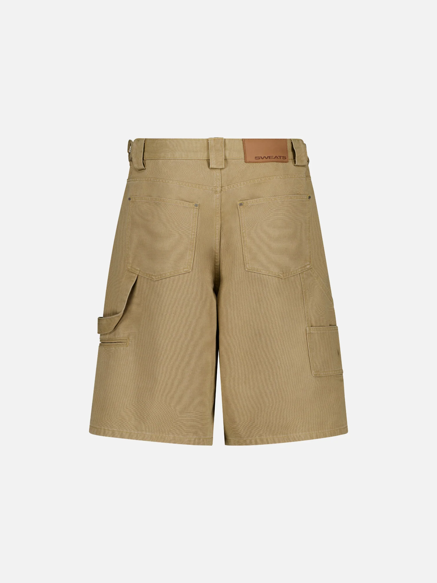 DOUBLE KNEE SHORTS - SAND - Image 5