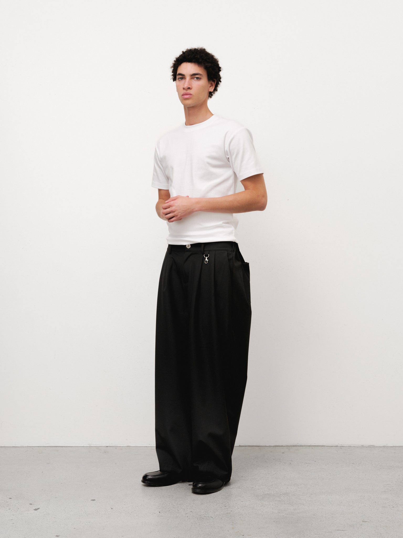 FITTED T-SHIRT - WHITE - Image 3