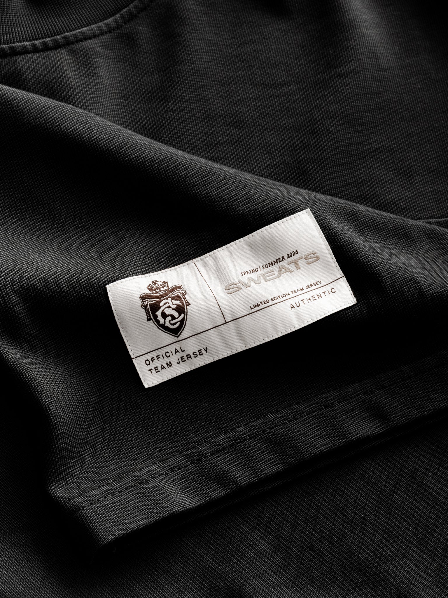 JERSEY SS T-SHIRT - WASHED BLACK - Image 3