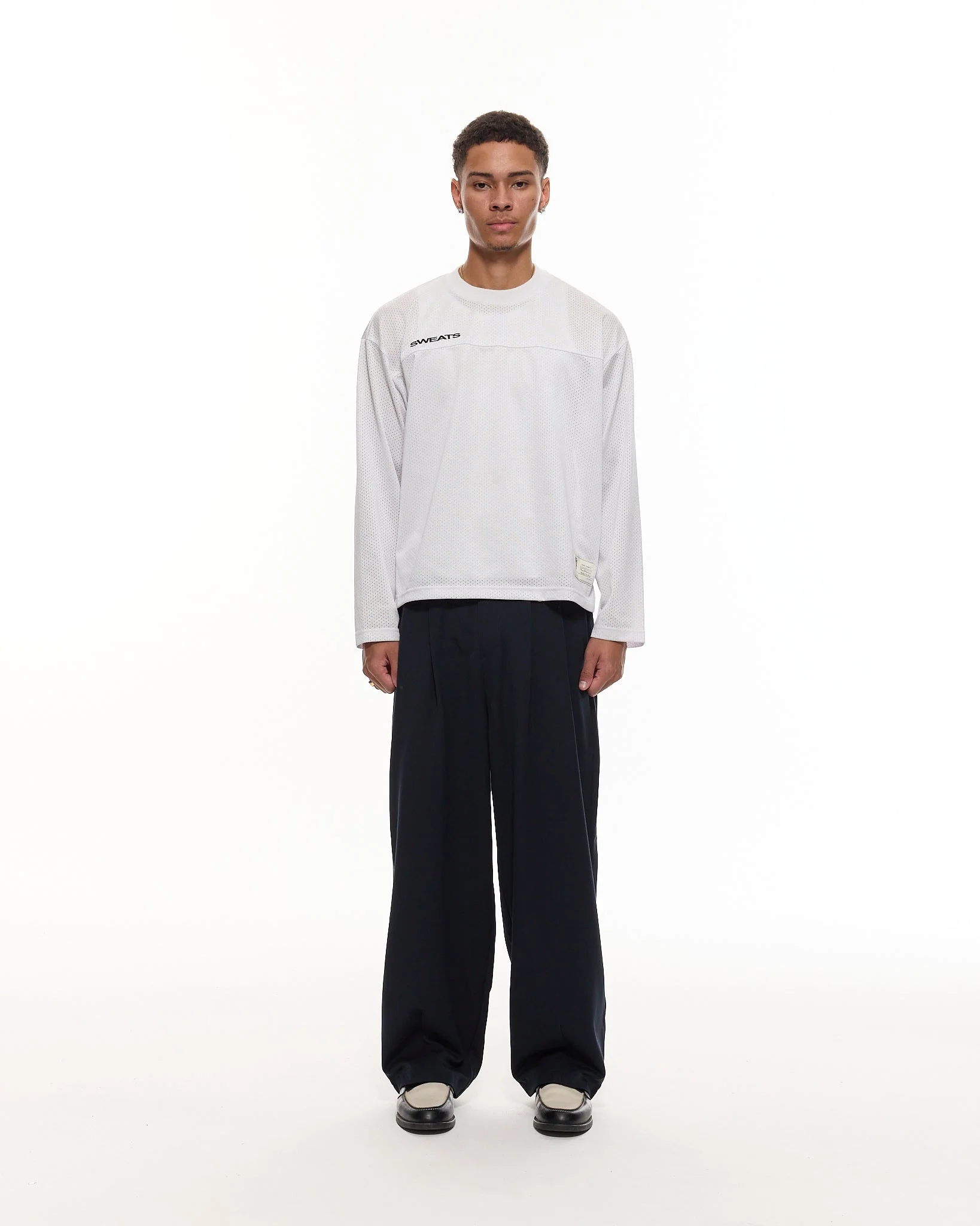 PLEATED PANT - NAVY - Image 2