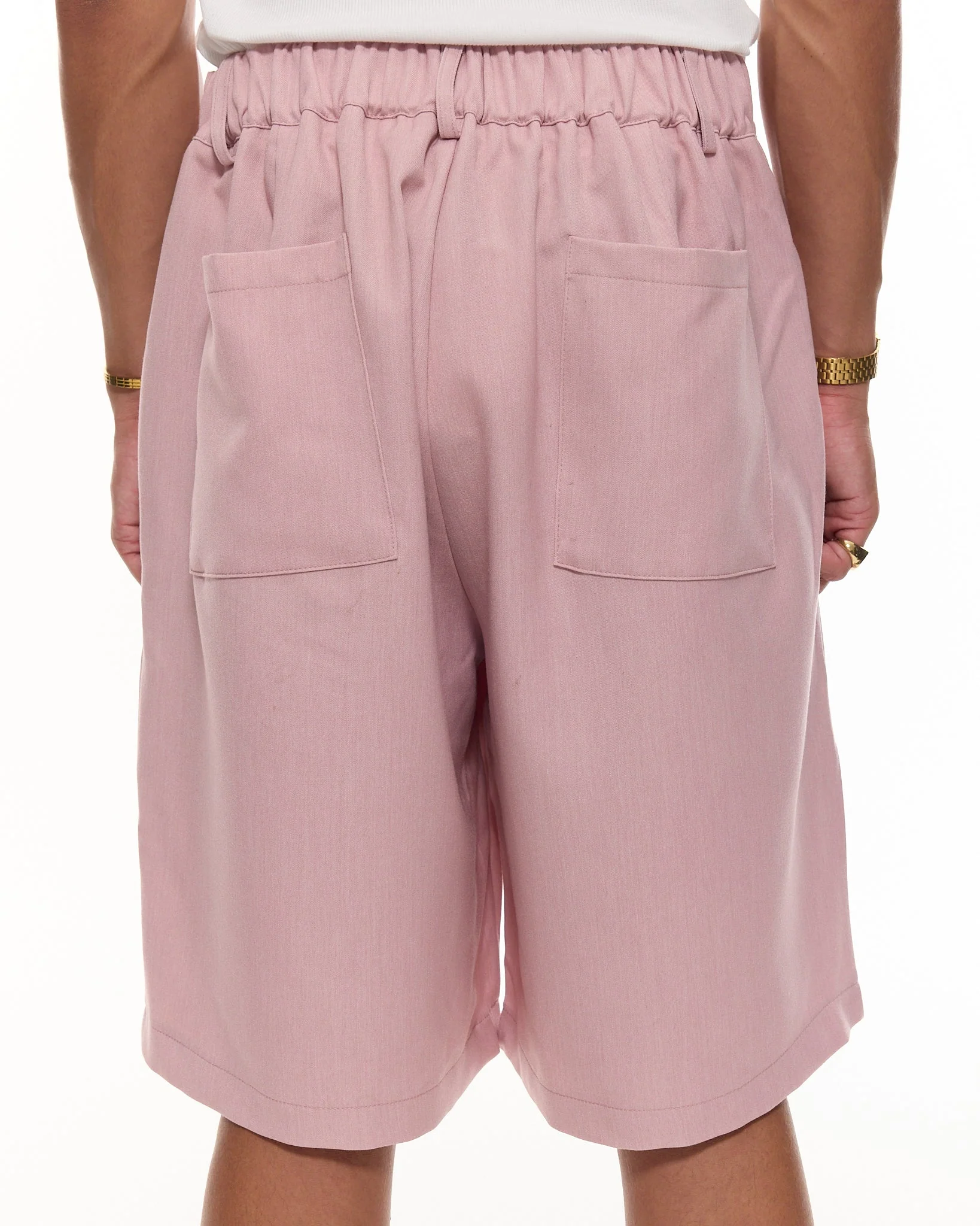 PLEATED SHORTS - PINK - Image 7