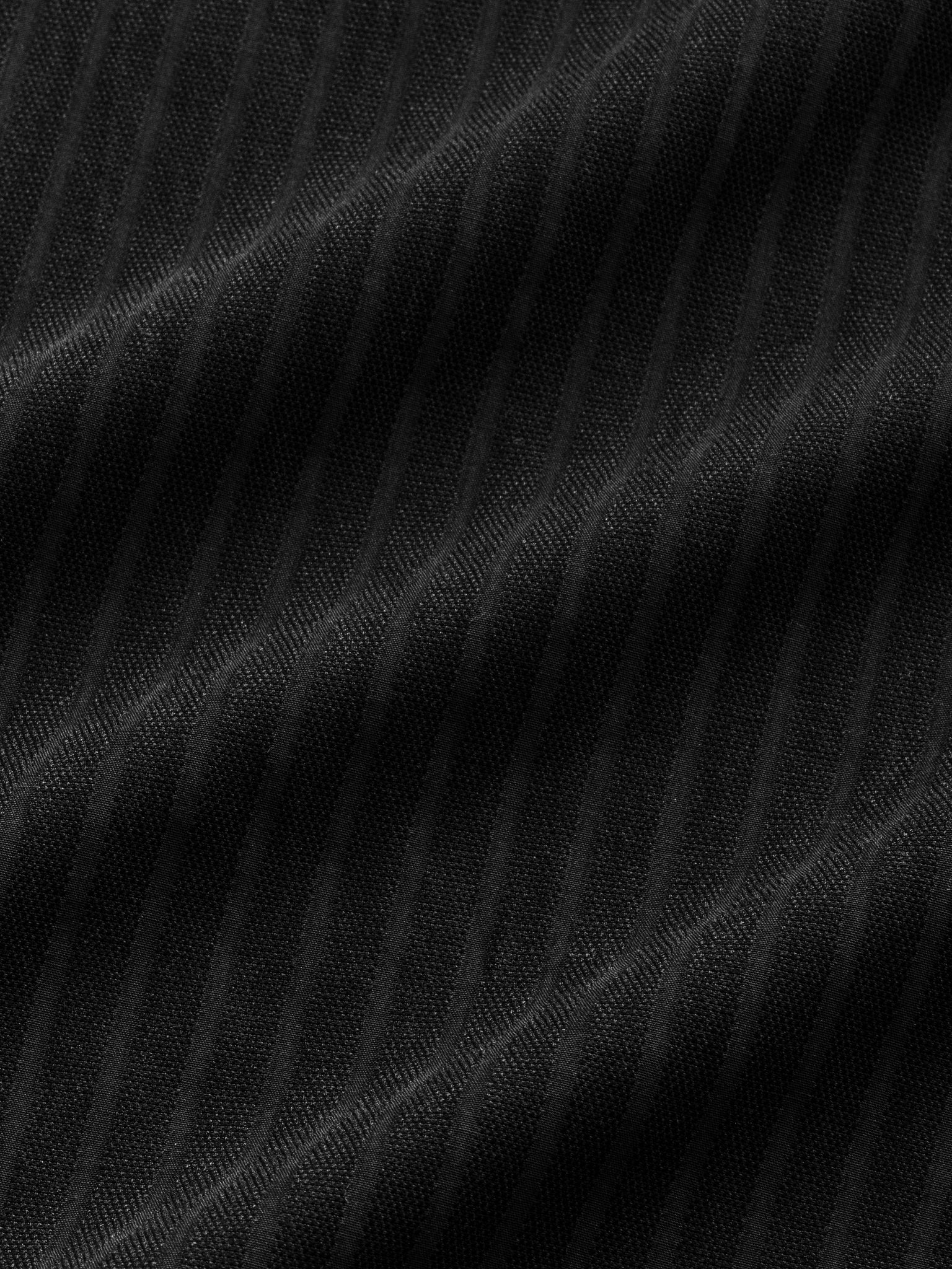 STRIPED BUTTON UP - BLACK - Image 6