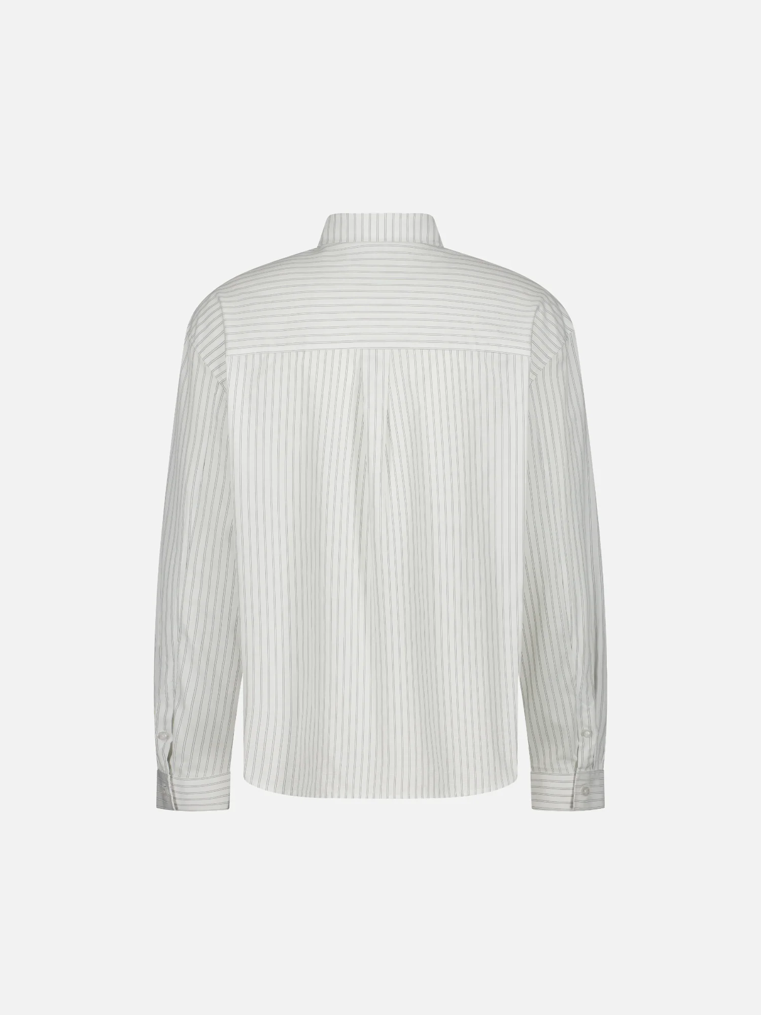 STRIPED BUTTON UP - WHITE - Image 5